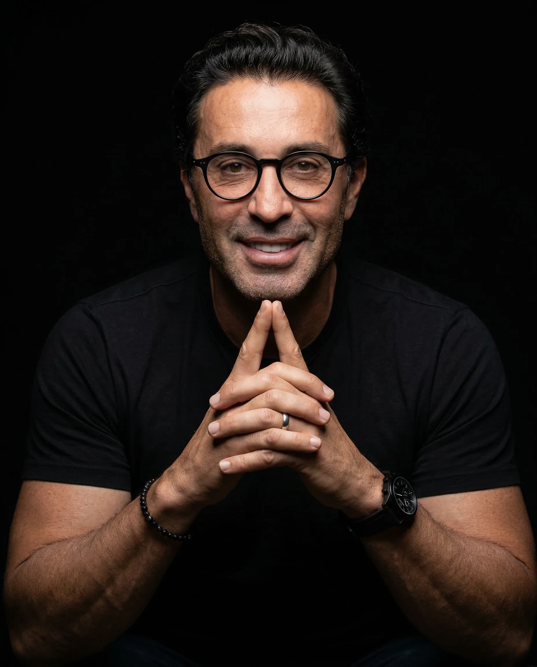 Retrato executivo masculino IA